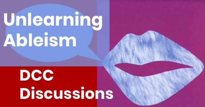 Unlearning Ableism logo