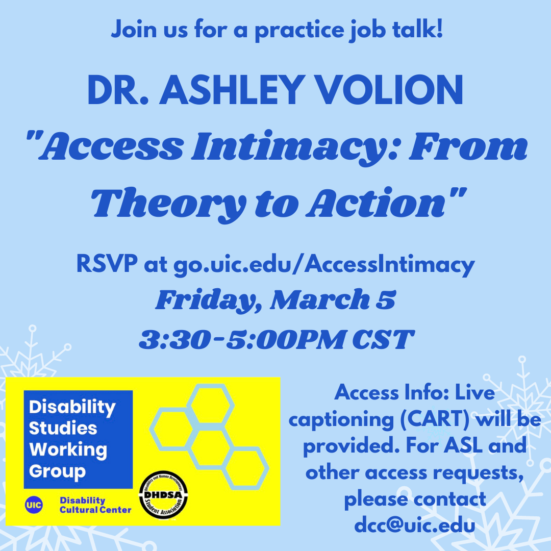 Blue flyer of Dr. Ashley Volion