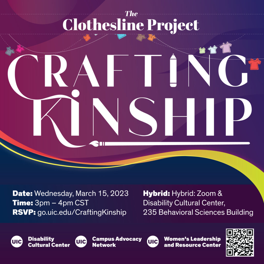Crafting Kinship: The Clothesline Project Flyer