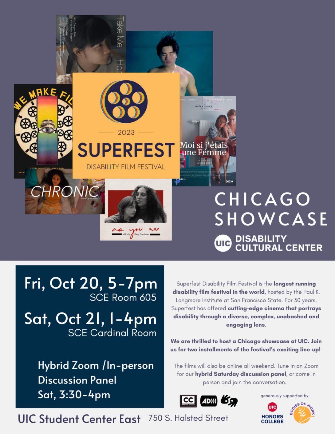 Superfest Disability Film Festival Chicago Showcase: Friday ...