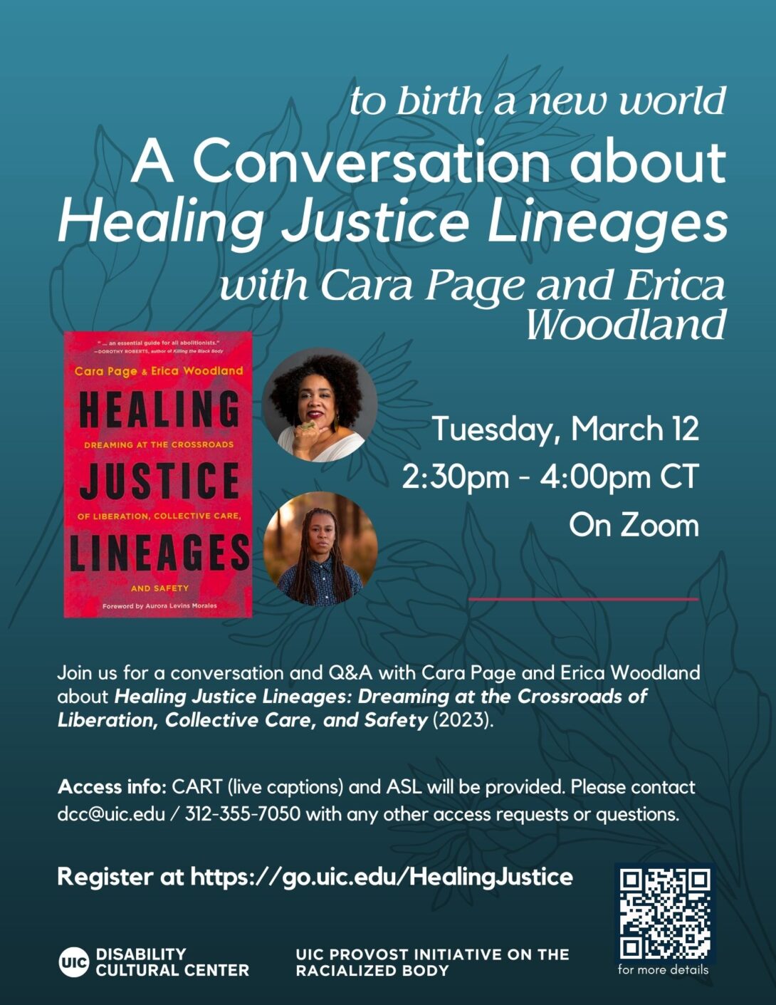 To Birth a New World: A Conversation about Healing Justice